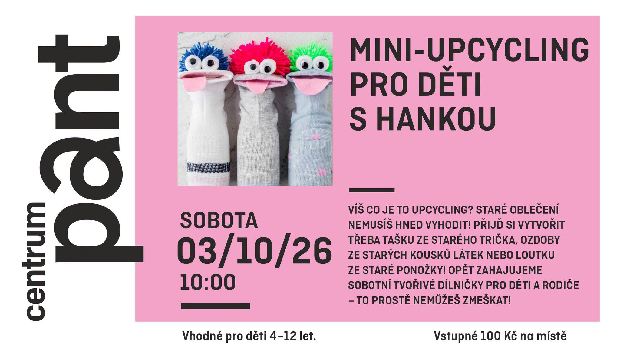 Mini-upcycling pro děti s Hankou photo