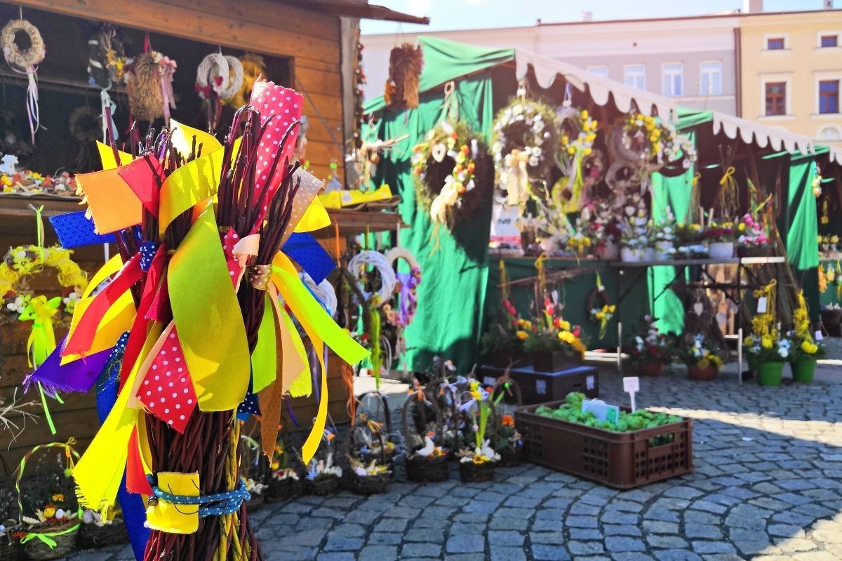 Velikonoční městečko photo