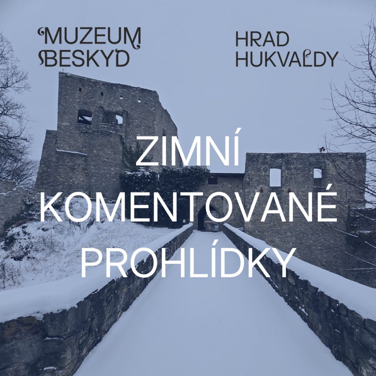 Zimní prohlídky hradu Hukvaldy photo