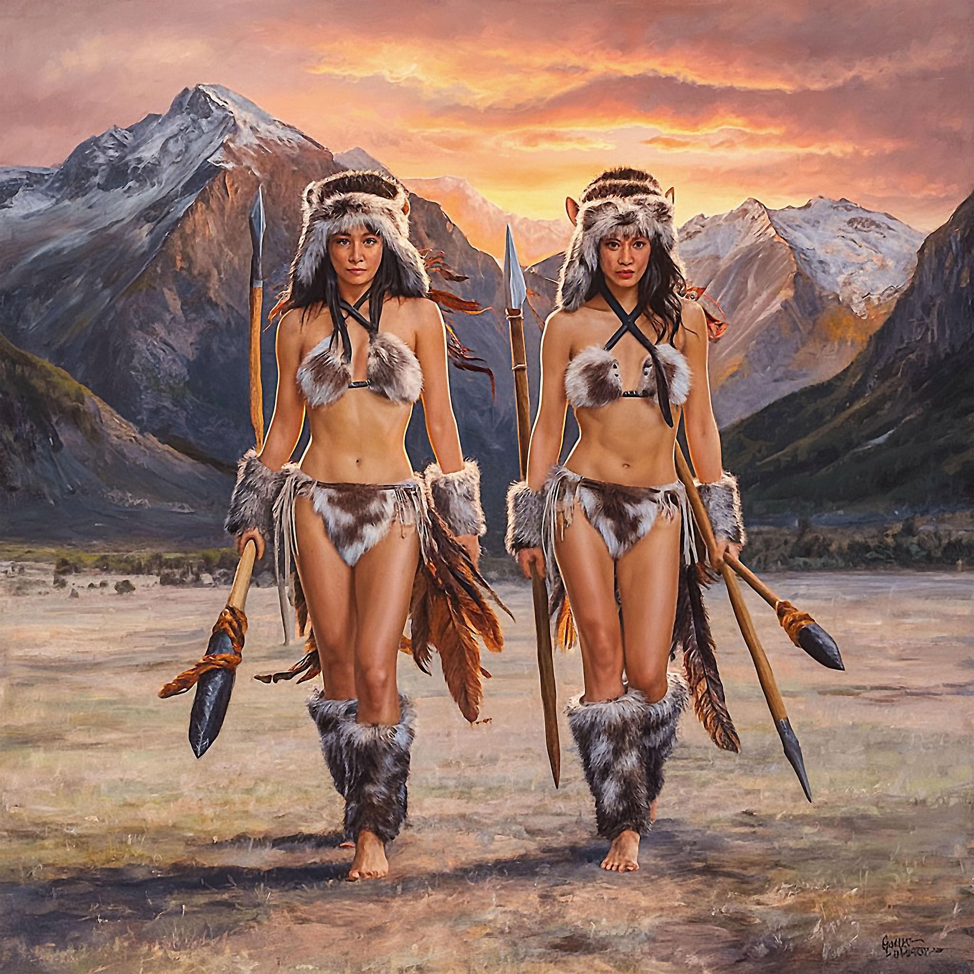 Amazonky - ženy bojovnice photo